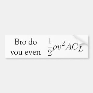 Bro heft u zelfs op (kracht) bumpersticker