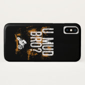 Bro Homie Dude Motorcycles Mudding Case-Mate iPhone Case (Achterkant (horizontaal))