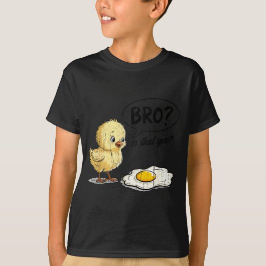Bro Is That You, Funny Chick And Egg T-shirt (Voorkant)