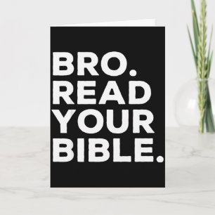 Bro Lees Je Bijbel Broer Religieus Christelijk Gel Kaart