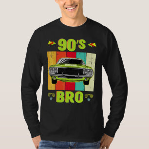 Bro Retro  90s Klassieke auto thema P T-shirt