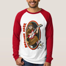 Bro Rock met Bosco Mannen Baseball T