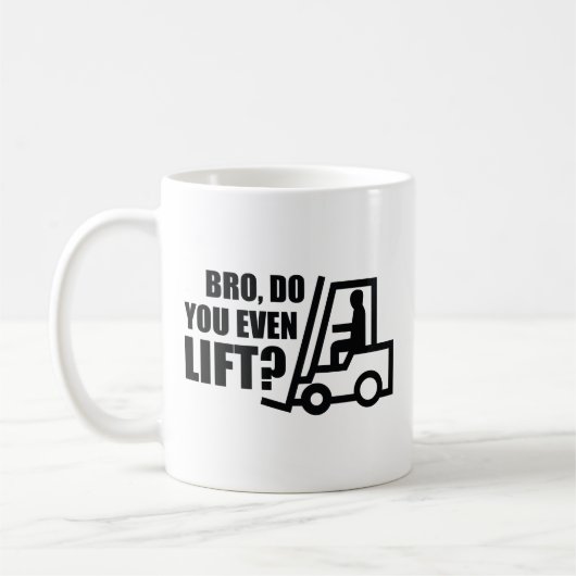 Bro, Tu Souffles Même ? Café Mug (Gauche)