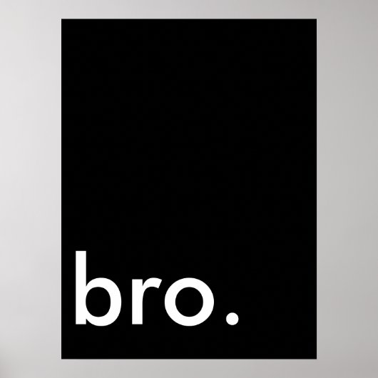 bro. wandkunst poster (Voorkant)