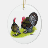 Broad Breasted Bronze Keramisch Ornament (Links)