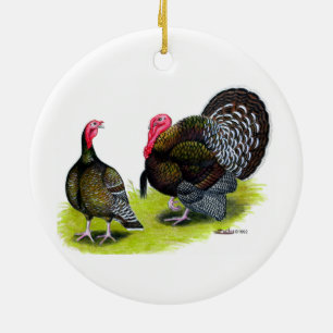 Broad Breasted Bronze Keramisch Ornament