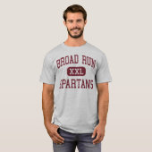 Broad run - Spartans - High - Ashburn Virginia T-shirt (Voorkant volledig)