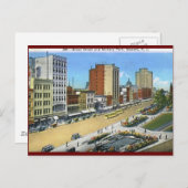 Broad St., Newark NJ  Briefkaart (Voorkant / Achterkant)