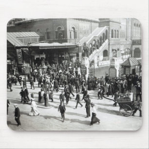 Broad Street Railway Station, Londen, c.1890 Muismat