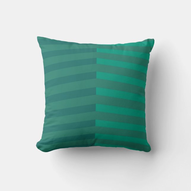 Broad Stripes en Coussin Motif bleu (Recto)