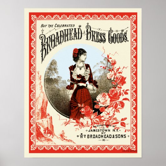 Broadhead Dress Goods Poster (Voorkant)