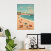 Broadstairs Seaside Travel Poster (Bureau à domicile)