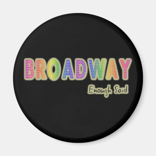 Broadway Assez Dit Magnet (Devant)