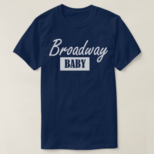 Broadway-baby T-shirt (Design voorkant)