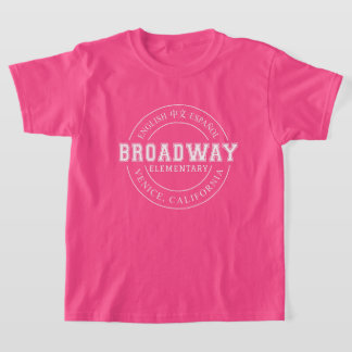 Broadway basisschool kinder ronde logo shirt