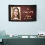 Broadway Bat Mitswa Banner met Afbeelding in het l (Beurs)