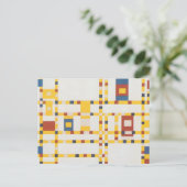 Broadway Boogie Woogie Briefkaart (Staand voorkant)