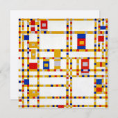 Broadway Boogie Woogie | Piet Mondrian | (Voorkant / Achterkant)