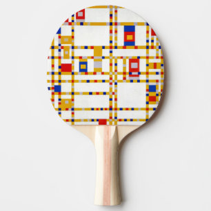 Broadway Boogie Woogie Piet Mondrian Tafeltennisbatje