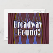 Broadway Bound. Briefkaart (Voorkant / Achterkant)