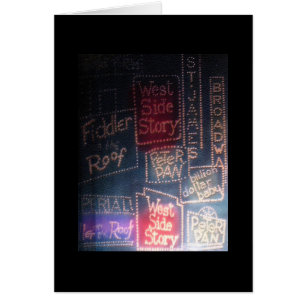 Broadway ~ Carte / Invitations