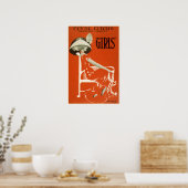 Broadway Comedy Show Meisjes Miss Violet Poster (Keuken)