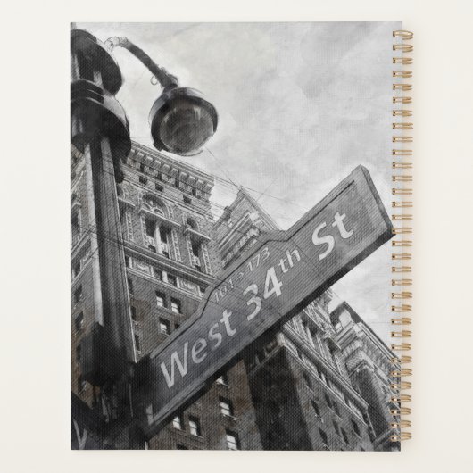Broadway Corner Sign New York City 2026 Planner  (Dos)