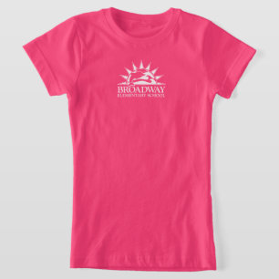 Broadway Elementair wit logo kinder T-Shirt
