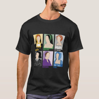 Broadway Island Zes Oude School Koninginnen Blauw T-shirt