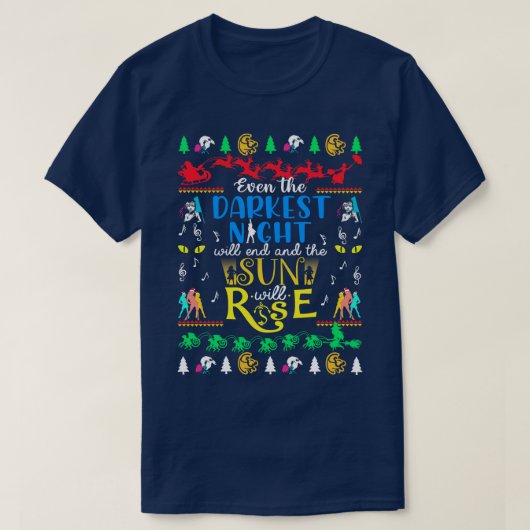 Broadway kerstcadeau t-shirt (Design voorkant)