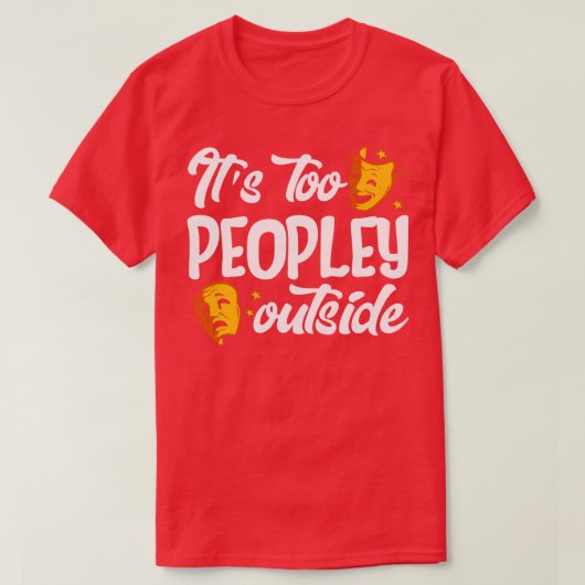 Broadway Liefhebber Gift Theater Nerd Gift T-shirt (Design voorkant)