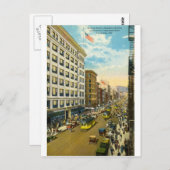 Broadway, Los Angeles 1916  Briefkaart (Voorkant / Achterkant)