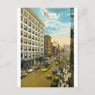 Broadway, Los Angeles 1916  Briefkaart