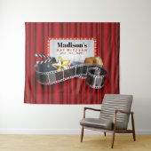 BROADWAY MARQUEE Bat Mitzvah Photo Booth Backdrop Wandkleed (In Situ (horizontaal))