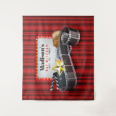 BROADWAY MARQUEE Bat Mitzvah Photo Booth Backdrop Wandkleed (Voorkant)