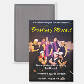 Broadway Miscast Poster Magnet Magneet (Voorkant / Achterkant)