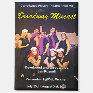 Broadway Miscast Poster Magnet Magneet