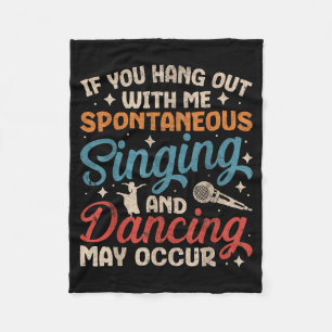 Broadway Musical Theater Nerd Theatre Geek Drama L Fleece Deken