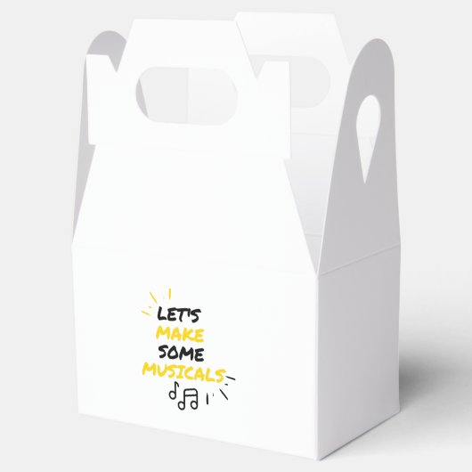 Broadway-musicals en theater bedankdoosjes (Geopend)