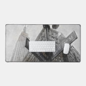 Broadway NYC Desk Mat – Zwart en wit New York (Keyboard & Muis)
