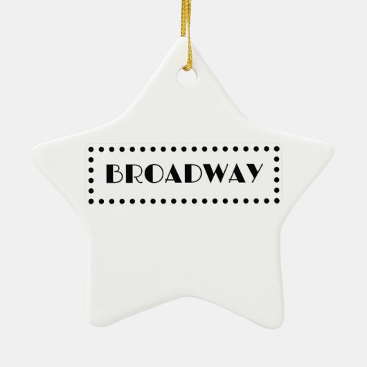 Broadway Ornament (Achterkant)