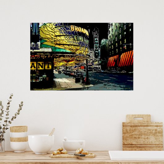 Broadway - Poster (Cuisine)