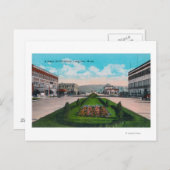 Broadway SceneLongview, WA Briefkaart (Voorkant / Achterkant)