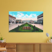 Broadway SceneLongview, WA Canvas Afdruk (Insitu (Woonkamer))