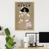 Broadway Show Girls Comedy Vintage Poster (Thuiskantoor)