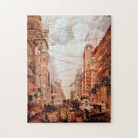 Broadway Street Puzzel (Verticaal)