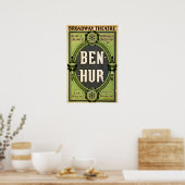 Broadway Theater Ben Hur Play Poster (Keuken)