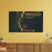 Broadway Theater in Portland op Main Street Canvas Afdruk (Insitu (Woonkamer))