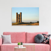 Broadway Tower, Cotswolds canvasprint Canvas Afdruk (Insitu (Woonkamer))