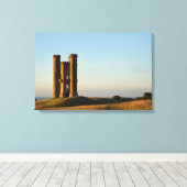 Broadway Tower, Cotswolds canvasprint Canvas Afdruk (Insitu (Houten vloer))